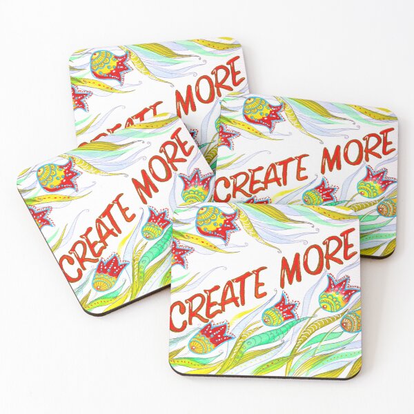 Item preview, Create More Watercolor Painting designed and sold by Svitlana Prouty.