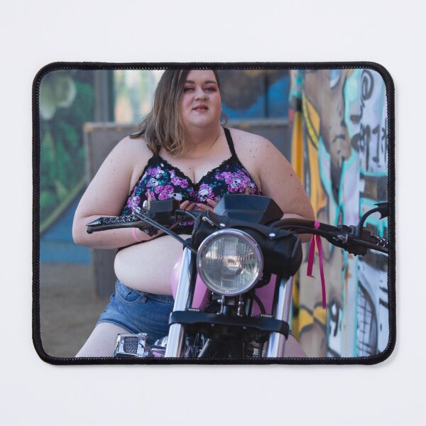 Item preview, BBW pink motor gal designed and sold by aliciacromwell.