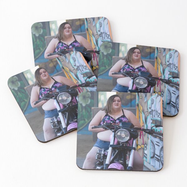 Item preview, BBW pink motor gal designed and sold by aliciacromwell.