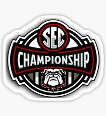 UGA SEC Champions 2017 Sticker