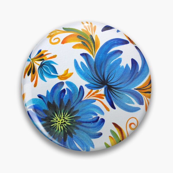 Item preview, Blue Harmony Watercolor Painting designed and sold by Svitlana Prouty.