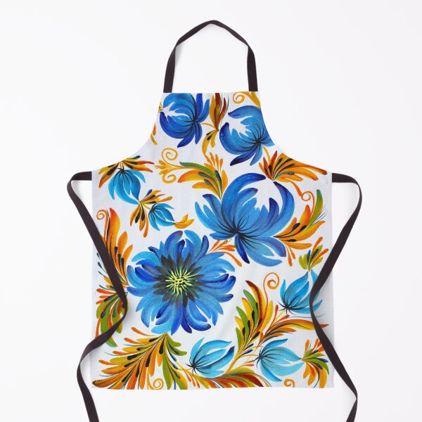 Item preview, Blue Harmony Watercolor Painting designed and sold by Svitlana Prouty.