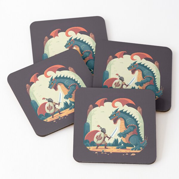 Item preview, Knight Vs Dragon designed and sold by duke818.