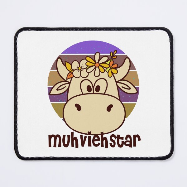 Item preview, Cow Muhviehstar Retro Design designed and sold by Add To Cart.