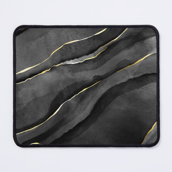 Item preview, Black and Gold Marble designed and sold by Patternomania.