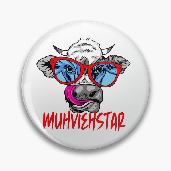 Item preview, Cool Cow with Glasses Muhviehstar  designed and sold by Add To Cart.