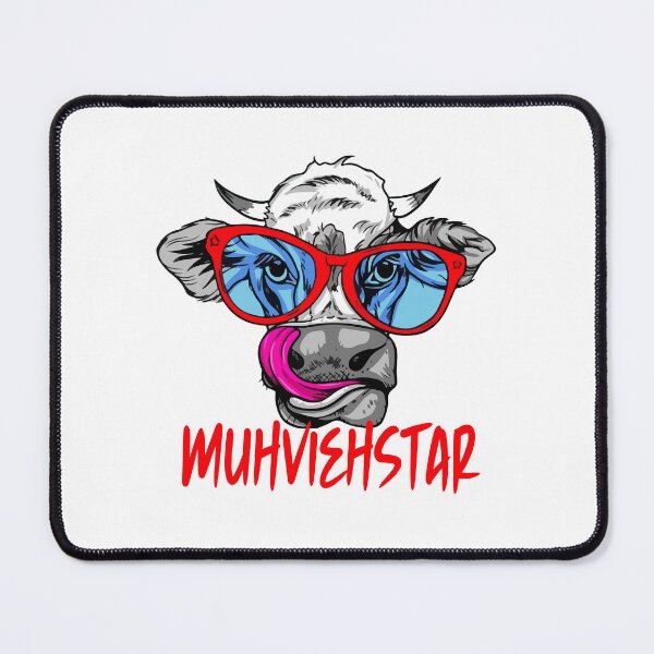 Item preview, Cool Cow with Glasses Muhviehstar designed and sold by Add To Cart.