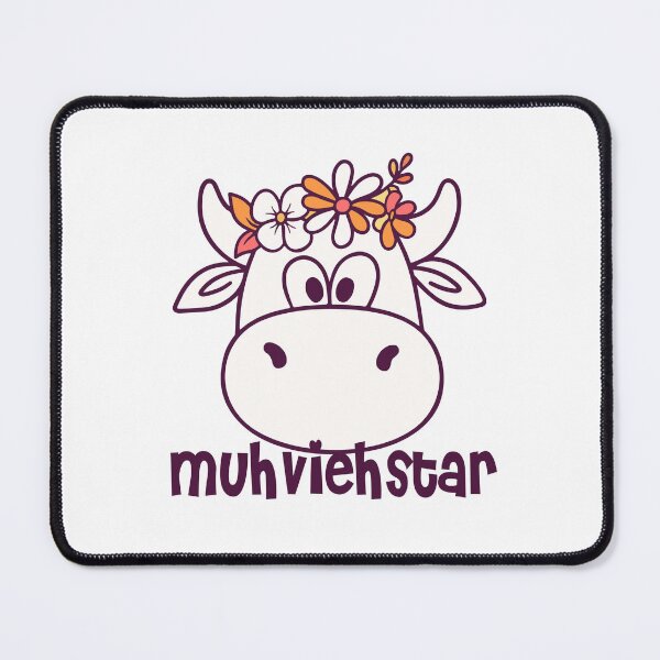 Item preview, Cow Muhviehstar with Flowers designed and sold by Add To Cart.
