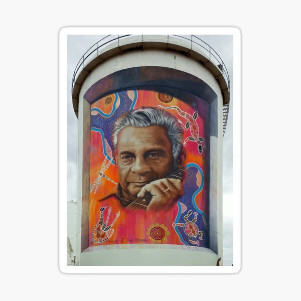 Item preview, Jimmy Little on Walgett Water Tower designed and sold by jaynerushton.