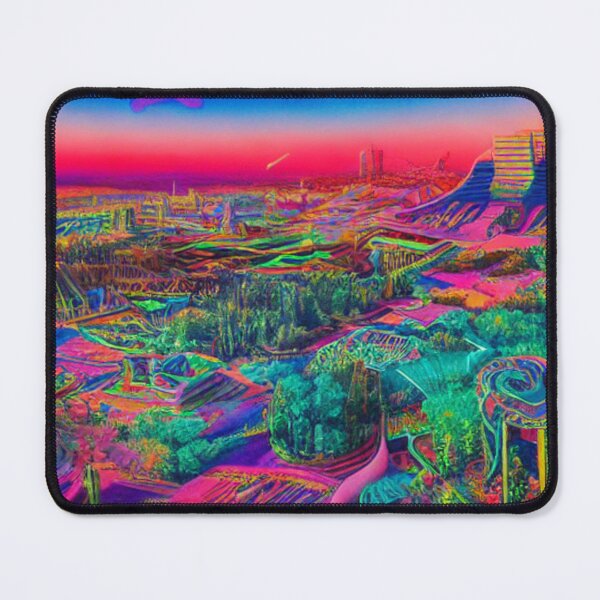 Item preview, Psychedelic Nature The Village designed and sold by Mindscyther.