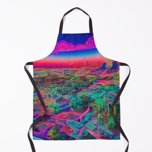 Item preview, Psychedelic Nature The Village designed and sold by Mindscyther.