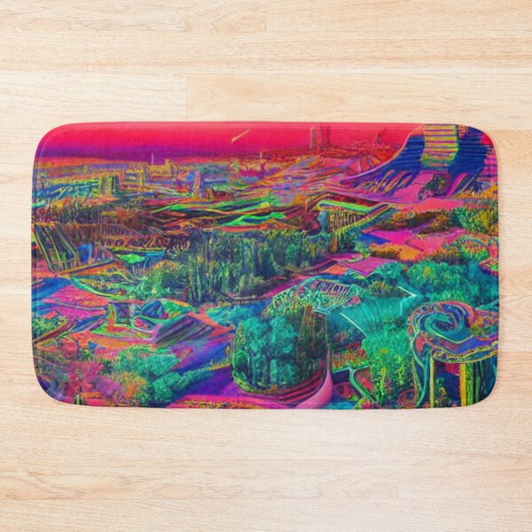 Item preview, Psychedelic Nature The Village designed and sold by Mindscyther.
