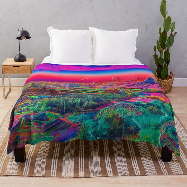 Item preview, Psychedelic Nature The Village designed and sold by Mindscyther.