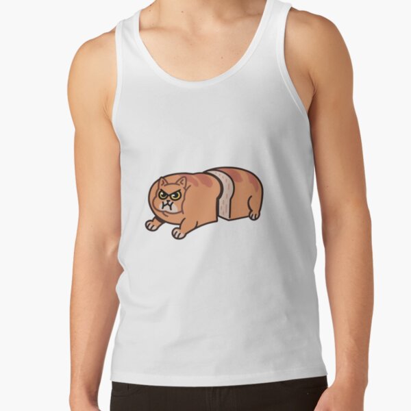 Chubby Cat Loaf meme Tank Top