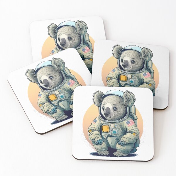 Item preview, the koala astronaut designed and sold by Micapox.