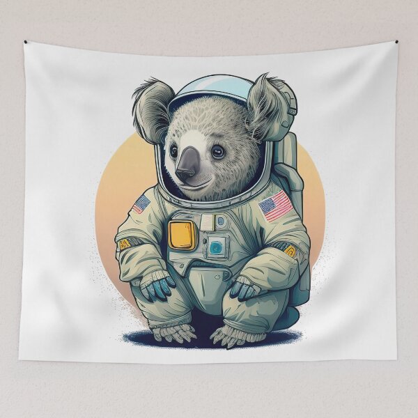 Item preview, the koala astronaut designed and sold by Micapox.