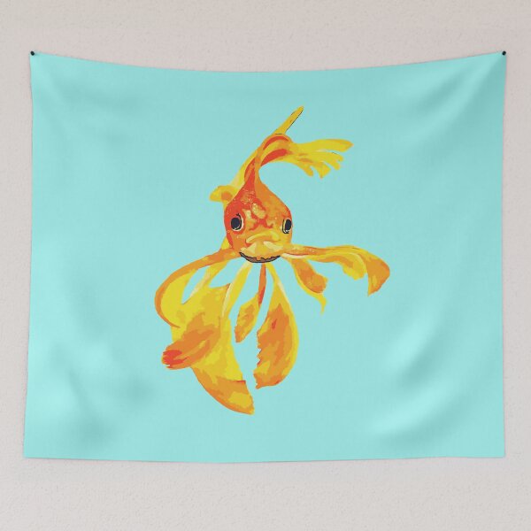 Item preview, Cute Fantail Goldfish Vector Art designed and sold by taiche.