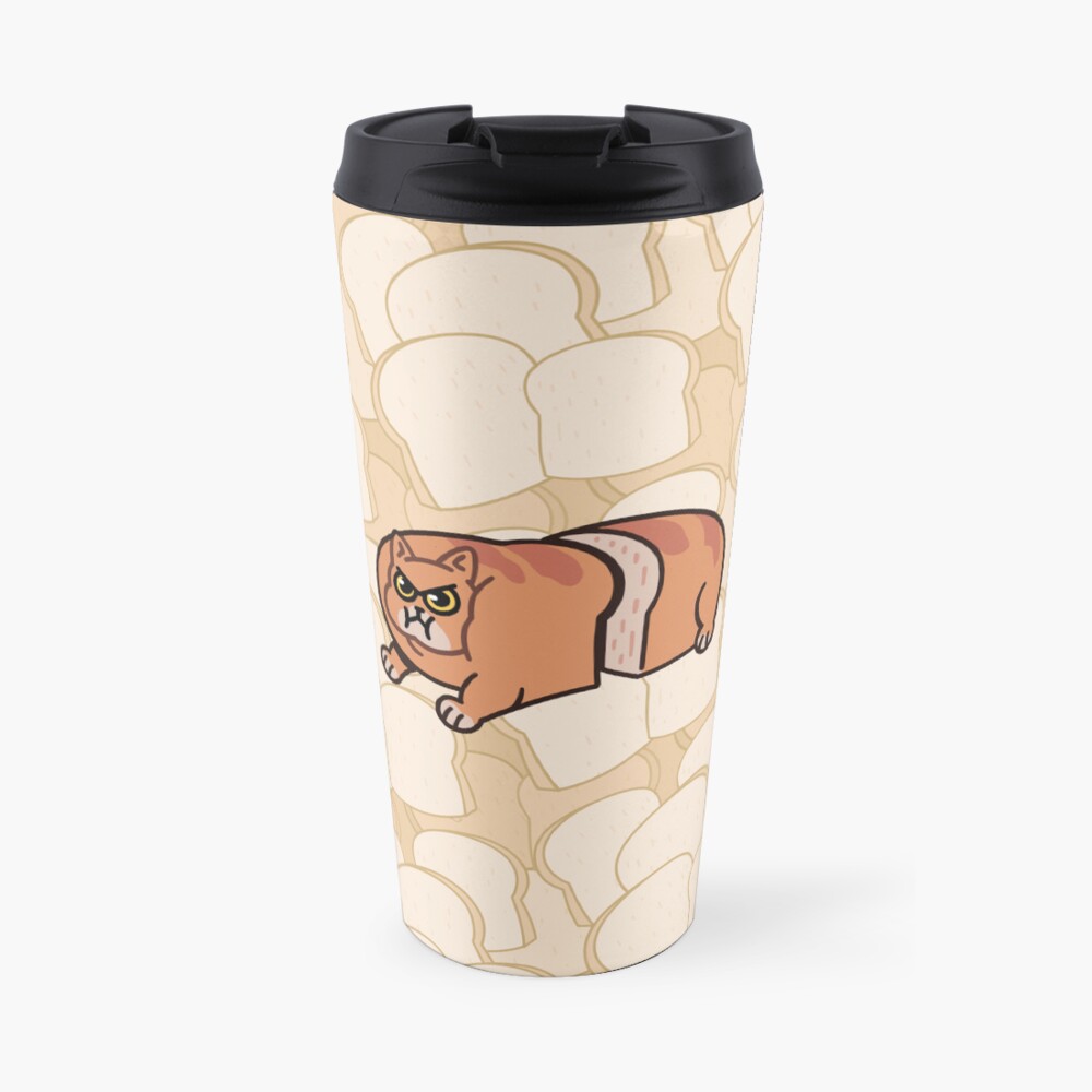 Chubby Cat Loaf meme Travel Coffee Mug