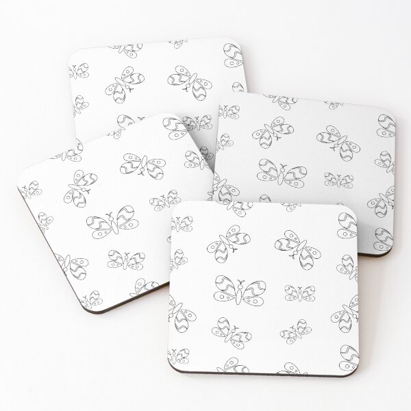 Item preview, Black and white Butterfilies designed and sold by Lush Brush & Line.
