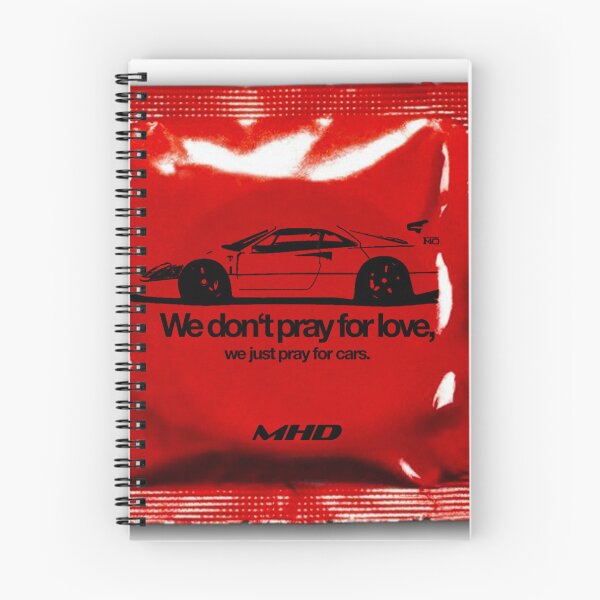 Item preview, "We don't pray for love, we just pray for cars" red c*ndom designed and sold by mhd-collective.