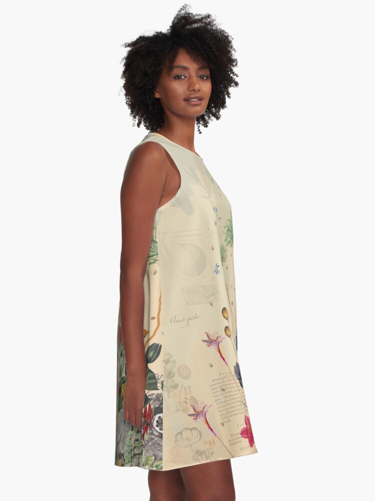 Alternate view of FANTASTIC BOTANICAL A-Line Dress