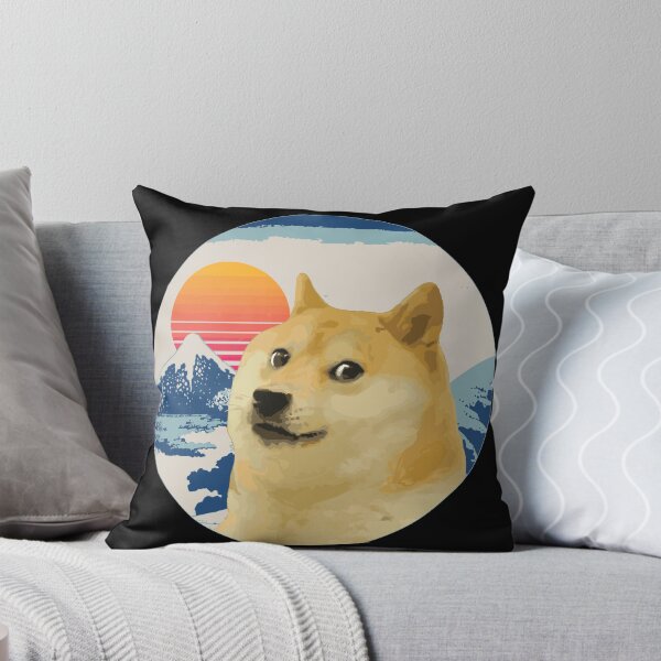 Item preview, Doge Meme Much Wow japan mount fuji hokusai SHIBA INU designed and sold by cowtownCOWBOY.