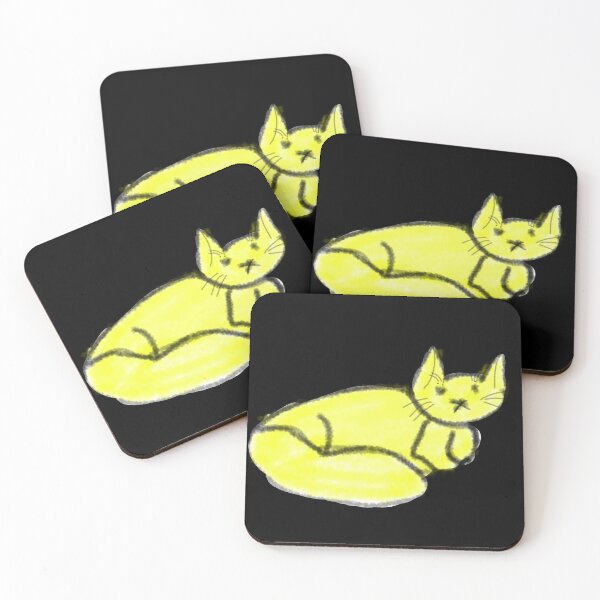Item preview, Yellow Fluffy Cat designed and sold by Catostrophiqu.