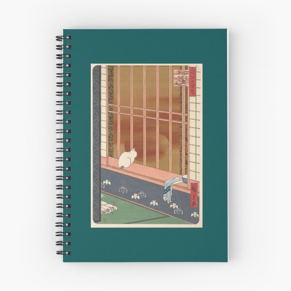 Item preview, Asakusa Kitty Overlooking Red Rising Sun   designed and sold by LiteraryLeoCoz.