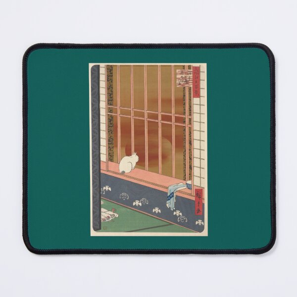 Item preview, Asakusa Kitty Overlooking Red Rising Sun designed and sold by LiteraryLeoCoz.