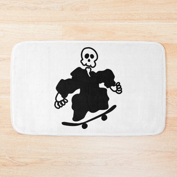 Item preview, skeleton playing skateboard designed and sold by DE4TH-PARADISE.