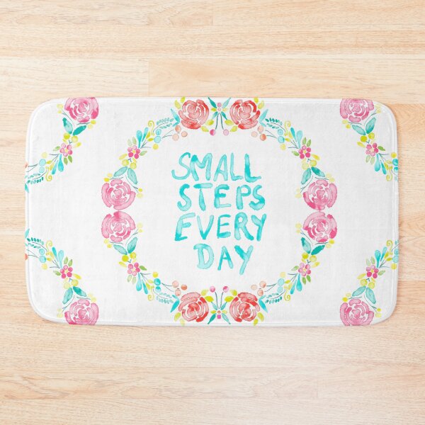 Item preview, Small Steps Every Day - Positive Quote designed and sold by Shalini Bisht.