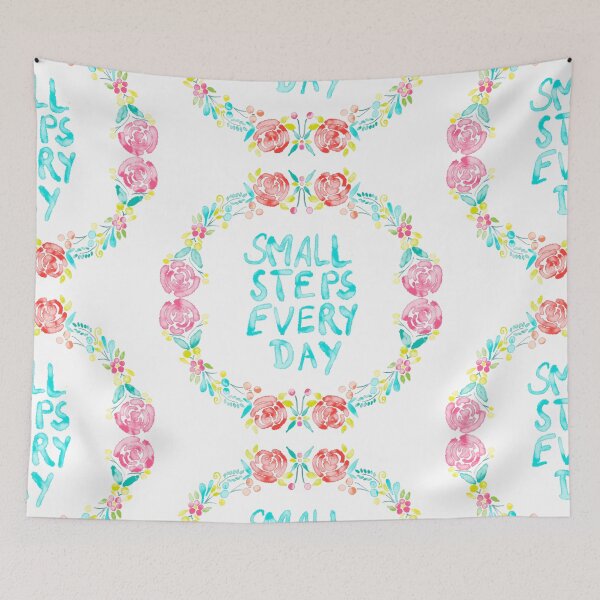Item preview, Small Steps Every Day - Positive Quote designed and sold by Shalini Bisht.