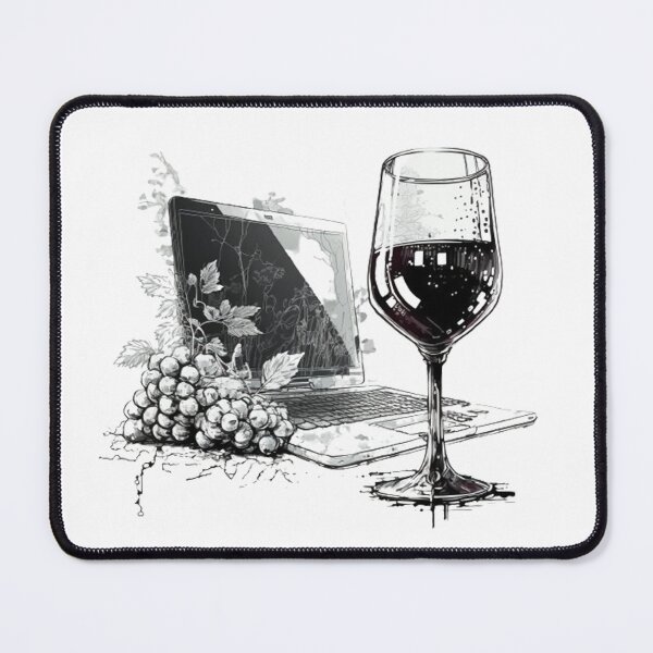 Item preview, Glass of wine designed and sold by fearless301.