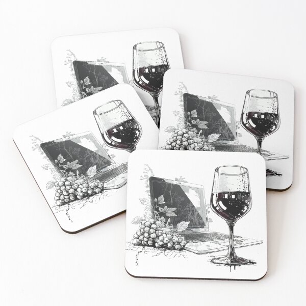 Item preview, Glass of wine designed and sold by fearless301.