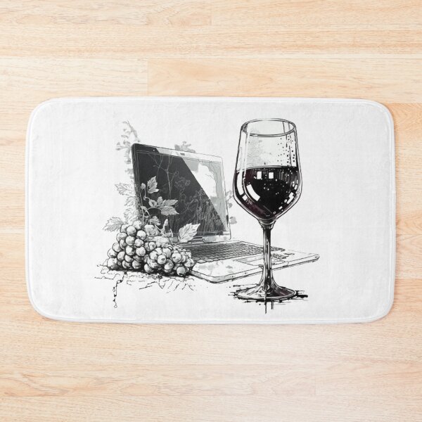 Item preview, Glass of wine designed and sold by fearless301.