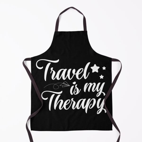 Item preview, Travel is my therapy - travelling lovers designed and sold by Hoetoons.