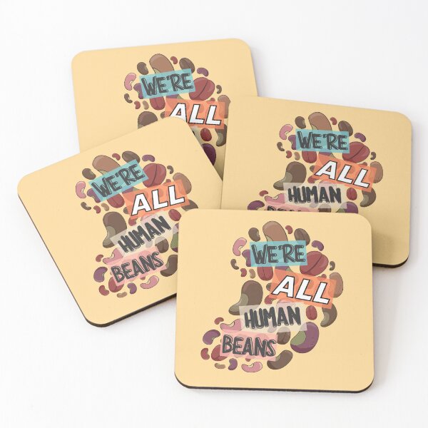 Item preview, We Are All Human Beans Basic  designed and sold by NikitaSkyDesign.