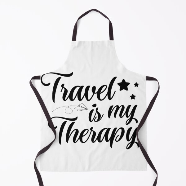 Item preview, Travel is my therapy - travelling lovers designed and sold by Hoetoons.