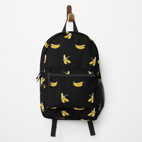 Item preview, Banana seamless pattern with black background designed and sold by GetUpStudios.