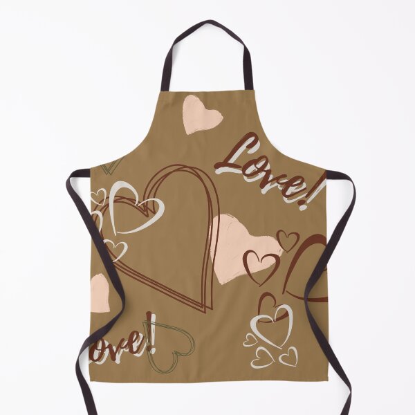 Item preview, Love hearts earth tones pattern  designed and sold by Krissys-Art.