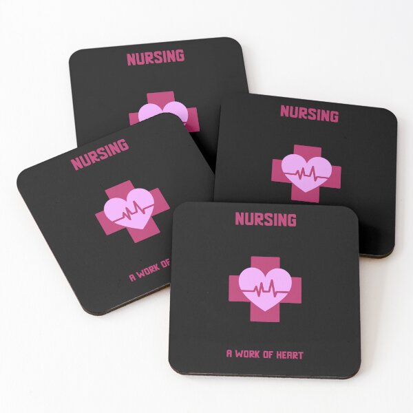 Item preview, Nurse Quote: Nursing a work of heart designed and sold by Bright76.