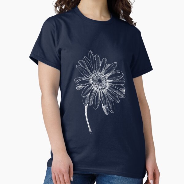 Ink - Daisy in White Classic T-Shirt