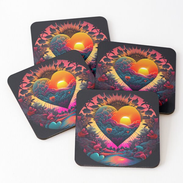 Item preview, Love, a dreamy abstract art, psychedelic and trippy love designed and sold by GeoffBeattie.