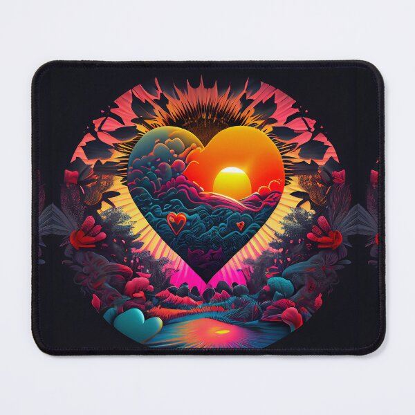 Item preview, Love, a dreamy abstract art, psychedelic and trippy love designed and sold by GeoffBeattie.