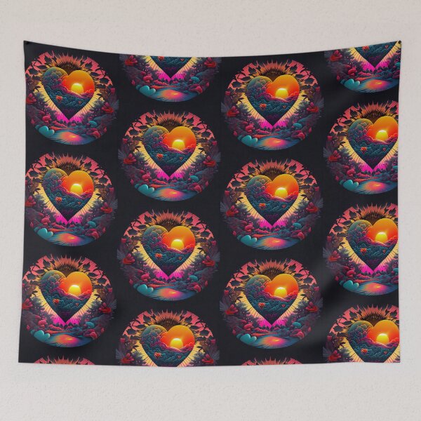 Item preview, Love, a dreamy abstract art, psychedelic and trippy love designed and sold by GeoffBeattie.