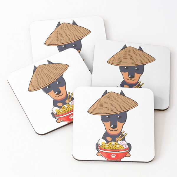 Item preview, Funny Guard Dog Eating Noodles designed and sold by Pet Station.