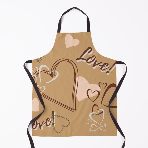 Item preview, Love hearts earth tones pattern  designed and sold by Krissys-Art.