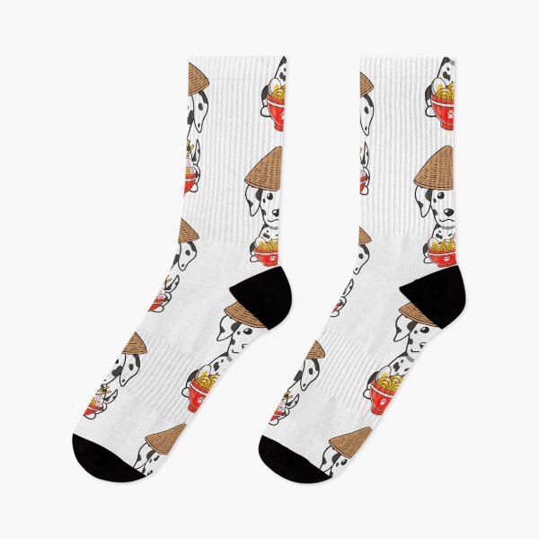 Item preview, Funny Dalmatian Eating Noodles designed and sold by Pet Station.