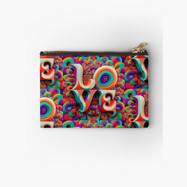 Item preview, Love, a dreamy abstract art, psychedelic and trippy love for valentines designed and sold by GeoffBeattie.