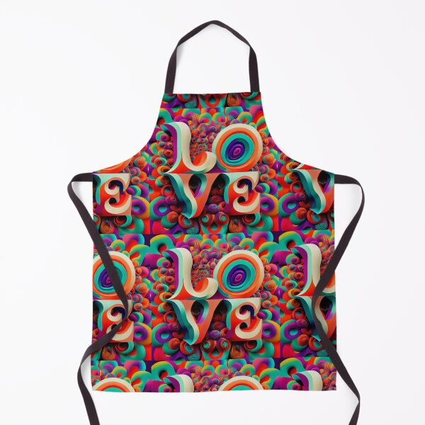 Item preview, Love, a dreamy abstract art, psychedelic and trippy love for valentines designed and sold by GeoffBeattie.